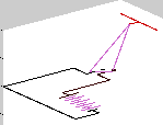 Image of comparator
       with + input a voltage source, - input grounded