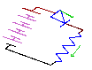 Image of
voltage source, diode, and resistor in series